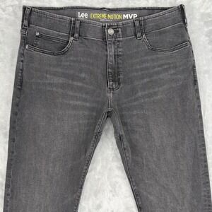 Lee Jeans 38x30 Fits‎ 37x29 Extreme Motion MVP Slim Fit Tapered Leg Performance